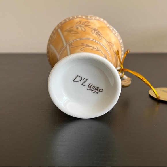 D Lusso Designs 4 Pc Home Collection Demitasse Espresso Cups Saucers - Picture 10 of 10